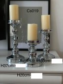 Sfesnic Metalic Inaltime 20 Cm Cod Cs019 Argintiu Mic