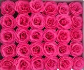 Trandafiri Cu Sclipici 30cap Fucsia