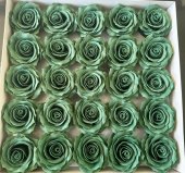 Trandafiri de sapun cu aspect criogenat 25/set Verde
