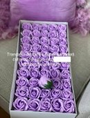 Trandafiri de Sapun Parfumati 5cm Light purple
