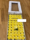 Trandafiri de Sapun Parfumati 5cm Light Yelow