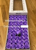 Trandafiri de Sapun Parfumati 5cm Medium Purple